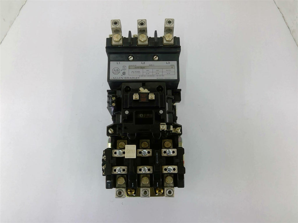 Allen-Bradley 509-DOD Starter Size 3 460 V 50 HP 115-120VCoil