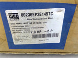 Weg 00236EP3E145TC 2Hp AC Motor 3600Rpm 2P 3Ph 145TC 208-230V TEFC 60Hz