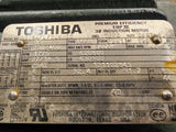 Toshiba B0154FLF2USH02 15 HP AC Motor 230/460 Volts 3600 Rpm 2P 254T Frame 3/60