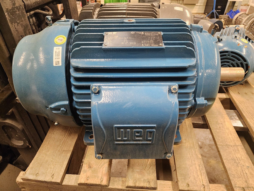 Weg 02510ST3HIE204T-W22 25 HP AC Motor 575 Volts 1800 Rpm 4P 284/6T Frame