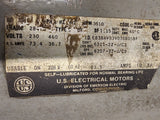 US Motors 30HP 3600RPM 2P 3PH 230/460V AC Motor 284TS