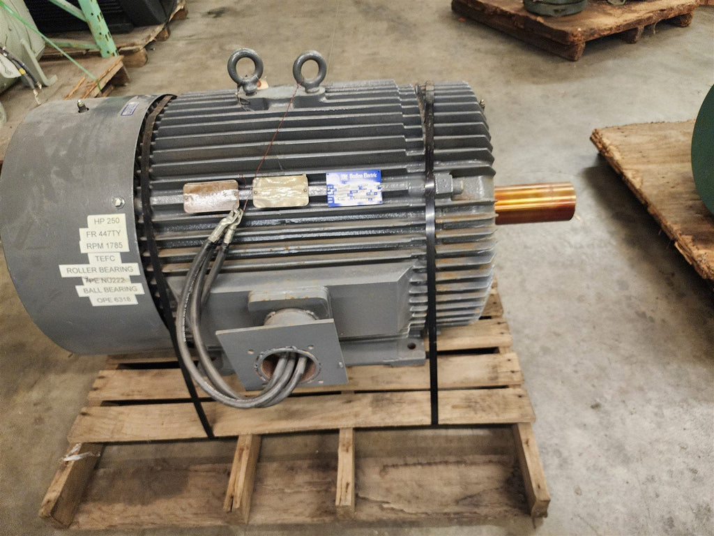 Reliance 250HP 1800RM 4P 3PH 460V 447TY AC Motor