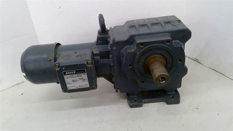 BAUER BS20-13U/D05LA6-S/E003B9 AC Gear Motor 0.15KW 230/400V 1:225.60 Ratio