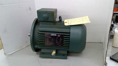 Leeson 193340.60 5.5HP AC Motor 1800RPM 4P 3PH 112MD 230/460V TEFC 60HZ