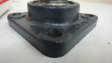 FAFNIR RCJ-1 4-BOLT FLANGE BALL BEARING, 1" BORE, ECCENTRIC COLLAR IS MISSING