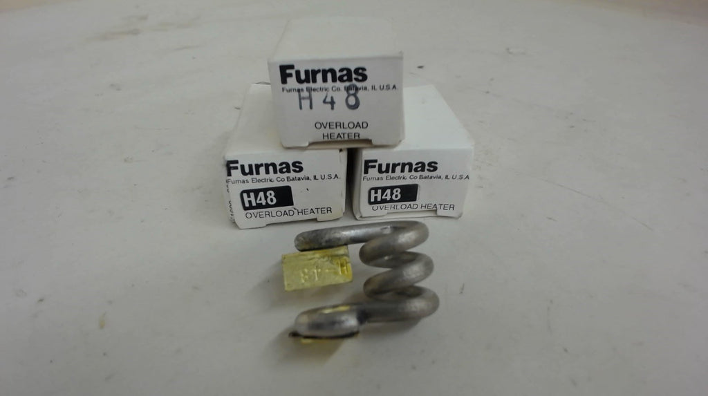 Lot Of 3 Furnas H48 Overload Relay Heater Element