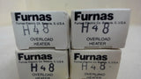 LOT OF 4 FURNAS H48 OVERLOAD RELAY HEATER ELEMENT