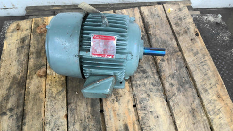 Ajax 930217022 7.5HP AC Motor 1800RPM 4P 3~ 213T 208-230/460V TEFC 60HZ
