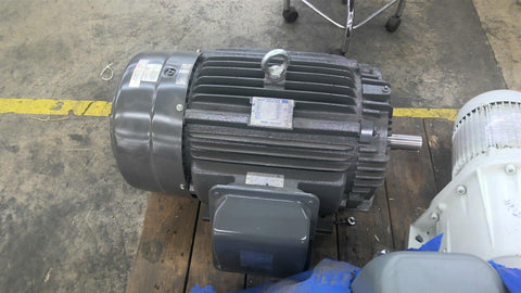 Teco Westinghouse NP0302 30HP AC Motor 3600RPm 2P 3 Phase 286TS 230/460V TEFC