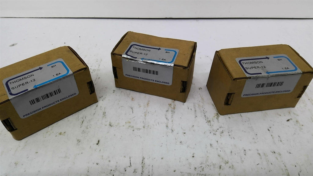 Thomson Super-12 Linear Bearing Lot of 3