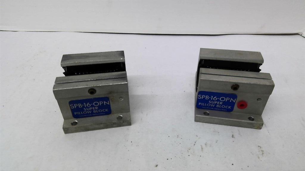 Thomson SPB-16-OPN Linear Bearing Lot of 2