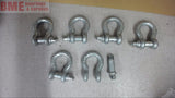 LOT OF 5--- WLL 2T  LIFTING / RIGGING SHACKLE CLEVIS 1/2"