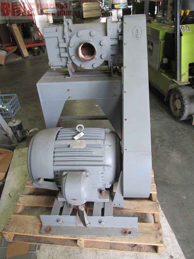 Young 9507 40Hp Pp Vacuum / Blower With 40 Hp Motor 324T Frame, 460 Volts,