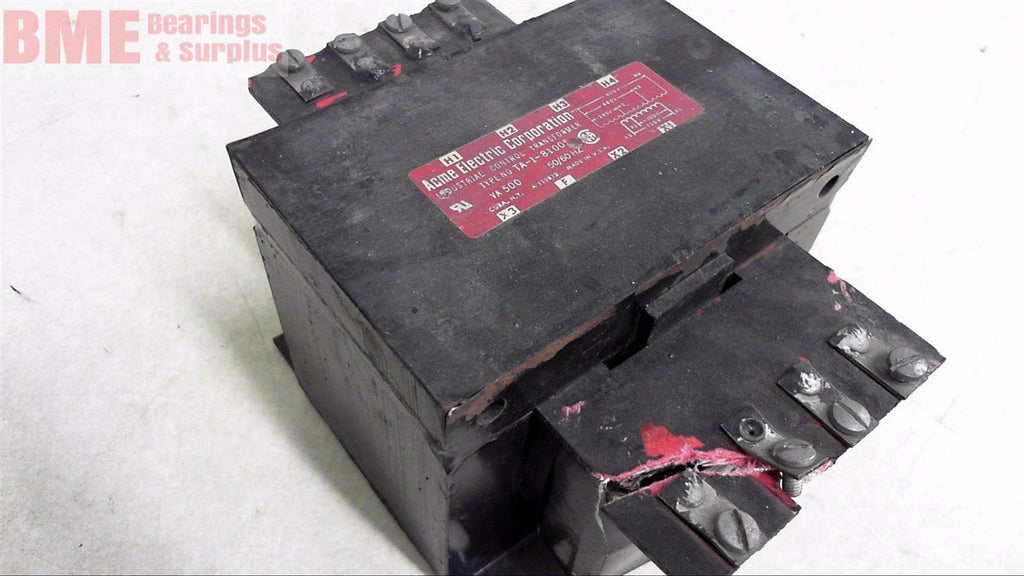 ACME ELECTRIC TA-1-81005 CONTROL TRANSFORMER 500 VA 50/60 HZ