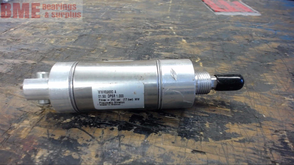 WW659680 A 01.50 DPSR 1.00 PNEUMATIC CYLINDER 250 PSI