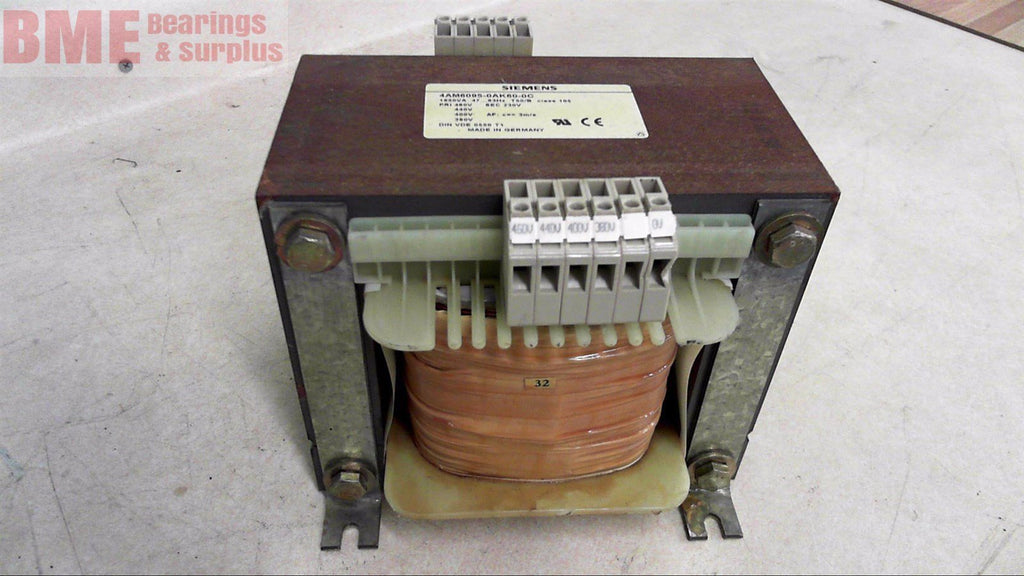 Siemens 4Am6095-0Ak60-0C Transformer 1850 Va @ 47...63 Hz 380/400/440/460 Pri. V