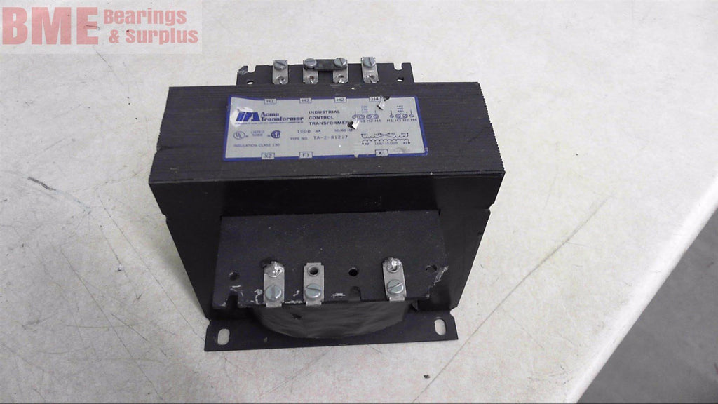 Acme Ta-C-81217 Transformer 1000 Va @ 60 Hz 220/230/240-440/460/480 Pri. V