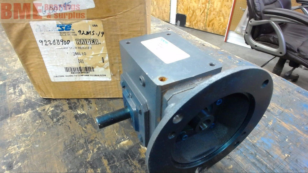 MORSE 154Q56L10 LEFT ANGLE 10:1 RATIO GEAR REDUCER 0.92 INPUT HP,