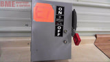 GE THN3361J 30 AMP 600 V AC  SAFETY SWITCH MAX HP 30