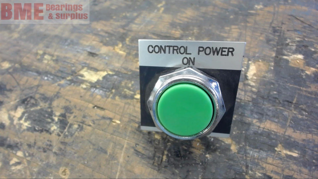 Green Flush Pushbutton 600 Volt Contact Block