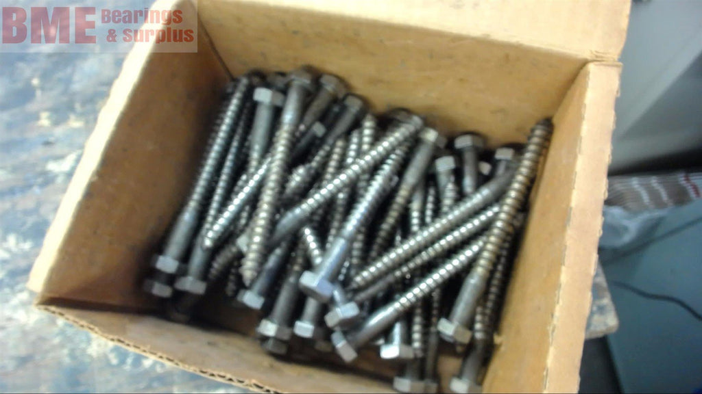 65+ PCS 3/8 X 4" HEX LAG SCREWS