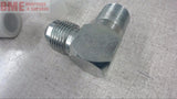 LOT OF 2 HYDRAULIC FITTINGS 3/4" MNPT X 3/4" JIC 90° ELBOW