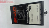 SSAC TOR4A22 TIME DELAY RELAY 120 VOLTS 8 PIN