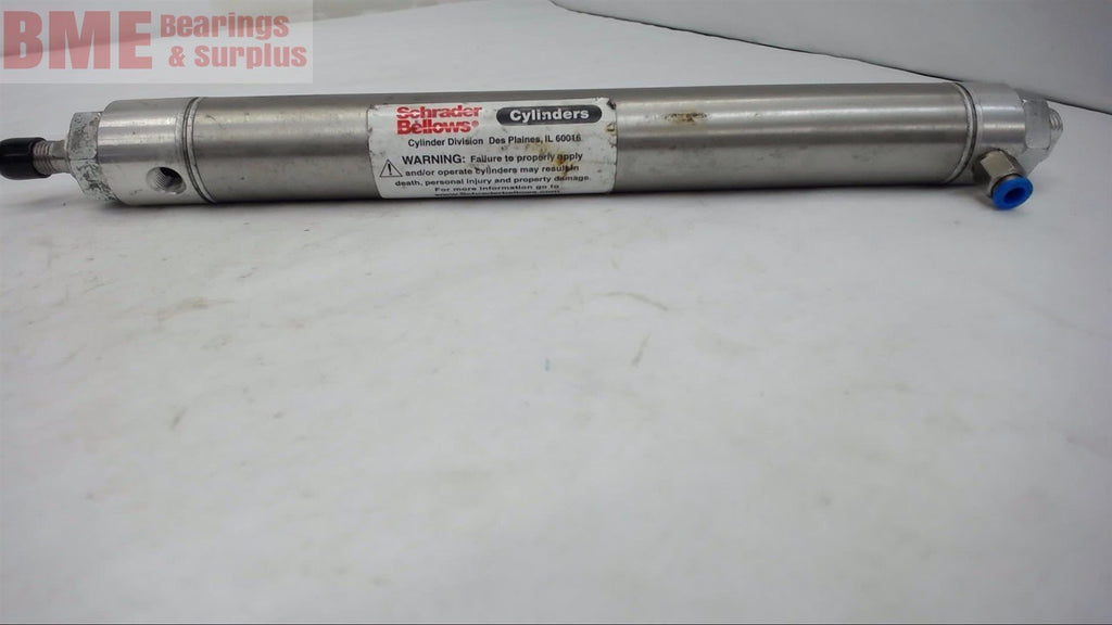 SCHRADER BELLOWS WD547046 A 01.25 DXPSRV 8.00, 250 PSI PNEUMATIC CYLINDER