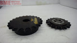 LOT OF 2 ASSORTED 40 CHAIN SPROCKETS