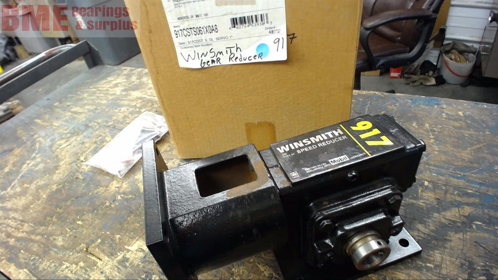 WINSMITH 917, 917SDST HOLLOW SHAFT GEAR REDUCER 5:1 RATIO, 2.01 INPUT HP