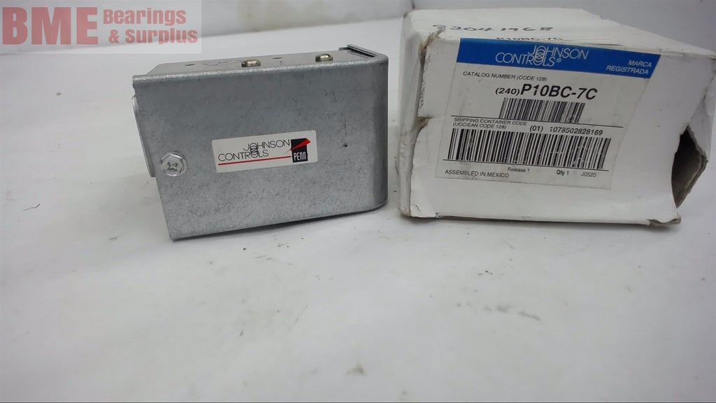 JOHNSON CONTROLS P10BC-7C  PRESSURE SWITCH