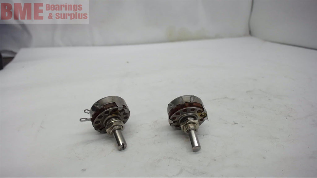 LOT OF 2 -- POTENTIOMETER 1 EA CLAROSTAT JA1N056S155UA, 1 EA AB JA1N056F505US