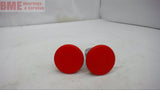 LOT OF 2---RED PUSH BUTTONS