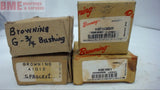 LOT OF 4 ASSORTED BROWNING BUSHINGS, 1EA G-3/4, 1EA H3514X5/8, 1EA H3518X1