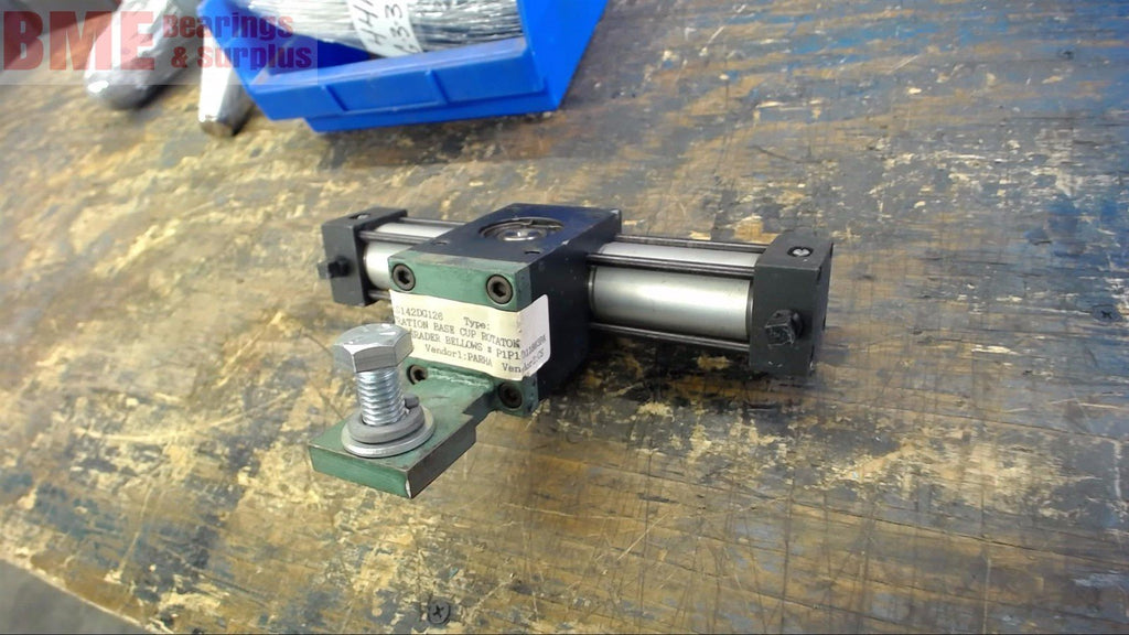 SCHRADER BELLOWS PTR101-1803P-AB21-AS, ROTARY ACTUATOR 150 PSI