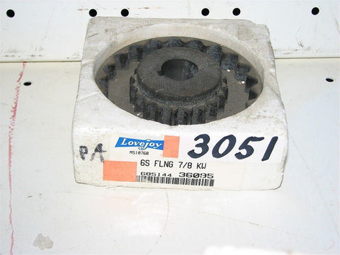 LoveJoy Flange 6S FLNG 7/8 KW - 685144 36095   NEW