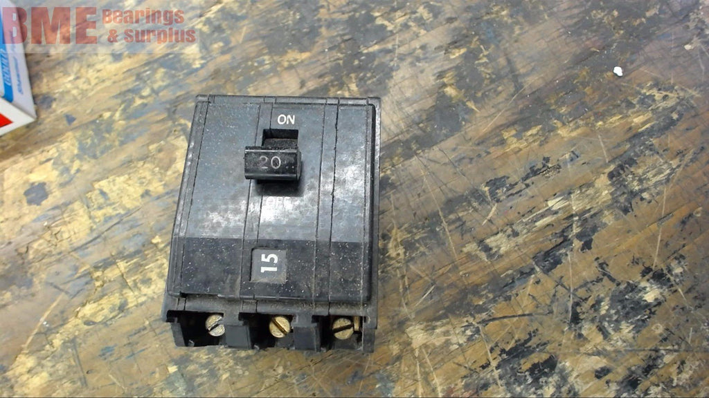 20 AMP 3 POLE  TYPE QOB, 240 VOLTS CIRCUIT BREAKER