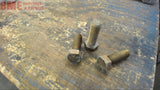 LOT OF 3-- 3/4-10 X 2" BRASS HEX HEAD SCREW