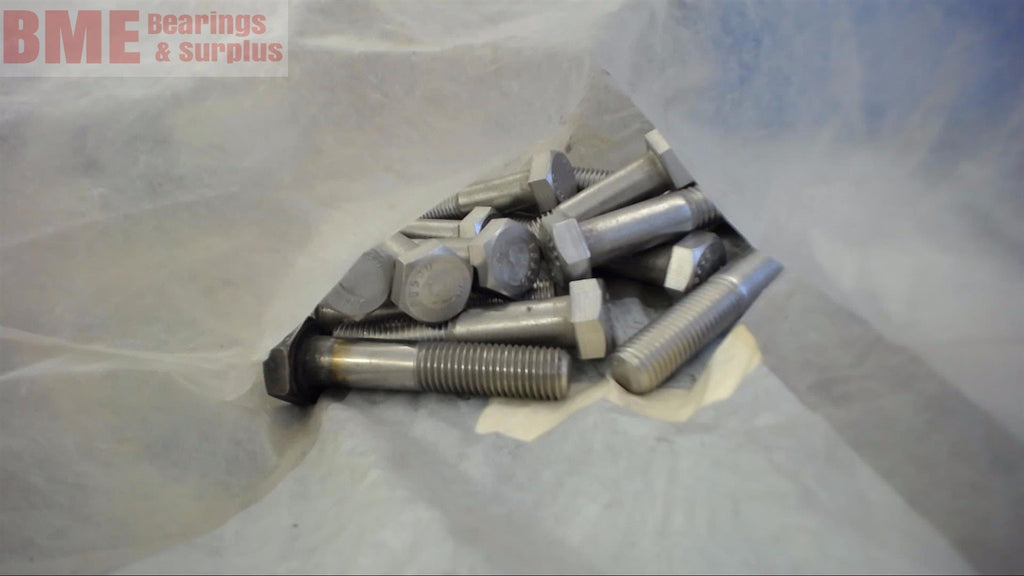 LOT OF 9 LBS 3/4-10 X 4" STAINLESS STEEL  HEX HEAD CAP SCREW,