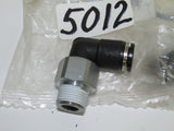 3 PISCO RL10-03 PNEWMATIC FITTINGS - 90 DEGREE EL ADAPTER - 3/8 MNPT - NEW