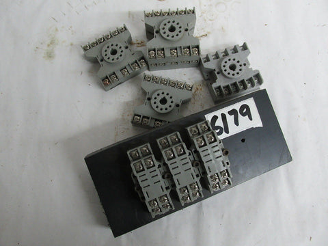 9 Contact Blocks -Dayton/Potterbrumfield /  P&B Contact Blocks - Plastic - Used