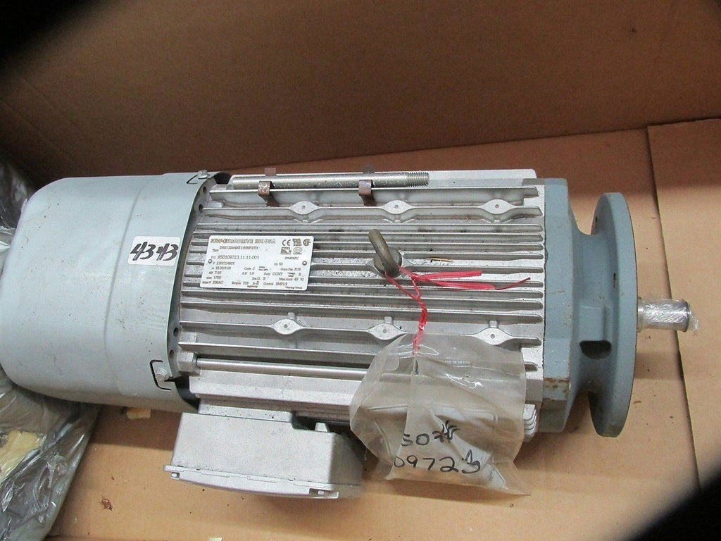 AC ELECTRIC MOTOR, 7-1/2 HP, 1755 RPM, 230/460V, 3/60, 132M FR, TEFC