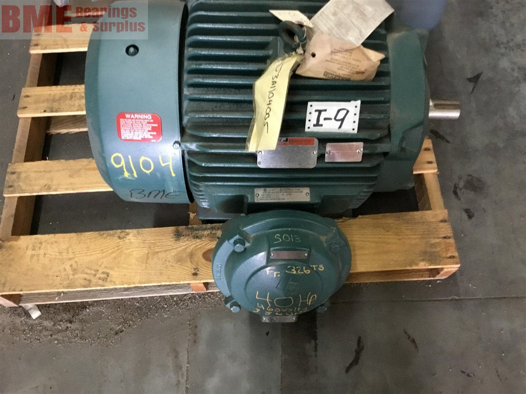 RELIANCE 7444359-001 40 HP, AC MOTOR 460 VOLTS 3560 RPM, 2P, 326TS FRAME,