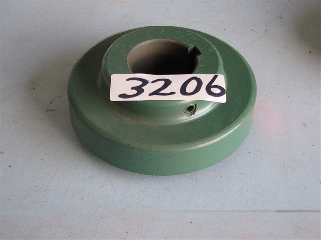 2 pcs. Woods 6S Coupling Flange - 1 3/8"  Bore and 7/8" Bore - New no box