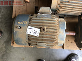 5 HP AC MOTOR 575 VOLTS, 1160 RPM, 6P, 215T FRAME, 3 PHASE---60 HZ