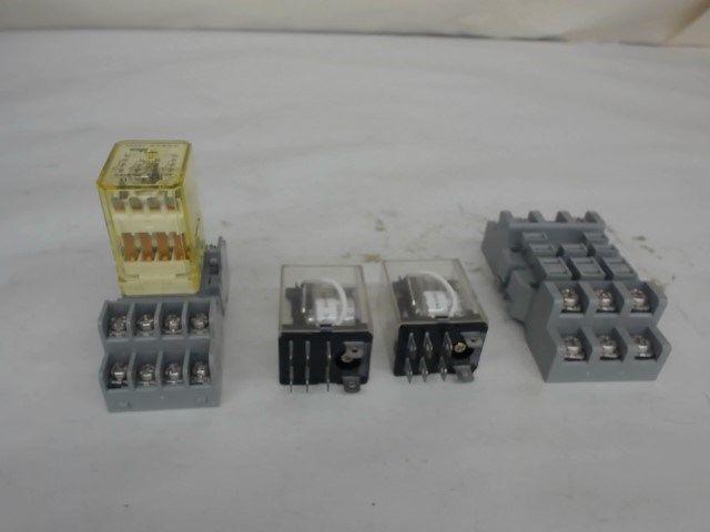 LOT OF 5, VARIOUS TERMINAL BLOCKS AND RELAYS