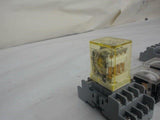 LOT OF 5, VARIOUS TERMINAL BLOCKS AND RELAYS