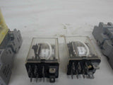 LOT OF 5, VARIOUS TERMINAL BLOCKS AND RELAYS