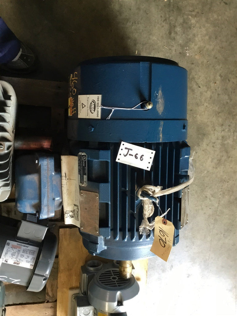 SIEMENS 1MJ02842V142 20 HP AC MOTOR 460 VOLTS 3525 RPM, 2P, 284TS FRAME 3 PHASE