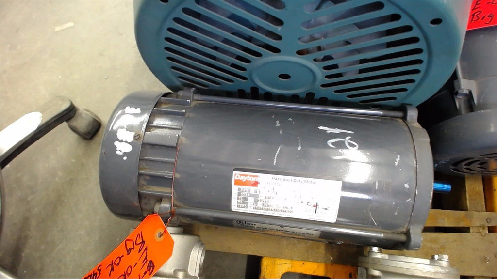 DAYTON 36C77A 2 HP AC MOTOR 208-230/460 VOLTS, 1725 RPM, 4P, 56H FRAME